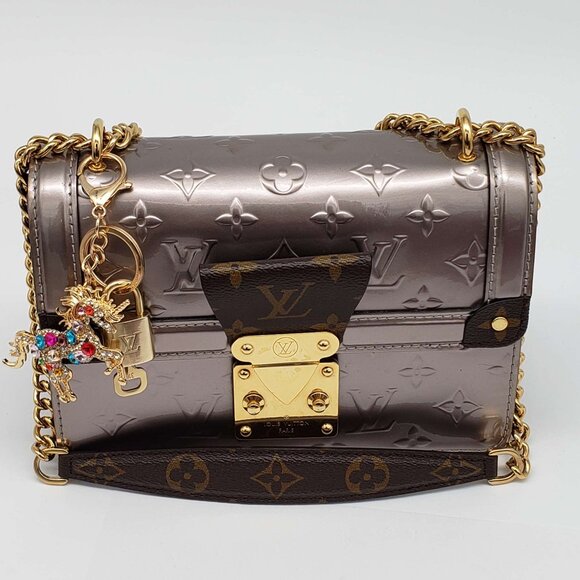 Authentic Louis Vuitton Lock & Key with unbranded Bagcharm, Keycharm, Keychain - Picture 3 of 6